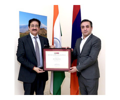 ICMEI Nominates Ambassador Vahagn Afyan as Patron of Indo Armenia Film