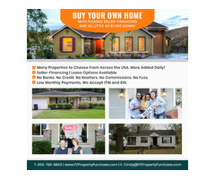 BUY YOUR DREAM HOME WITH SELLER-FINANCING. NO BANKS!