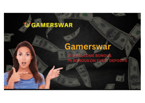 Earn Real Money With Gamerswar  Online
