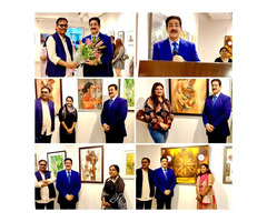 Sandeep Marwah Inaugurates Vibrant Group Show Celebrating Women Artist