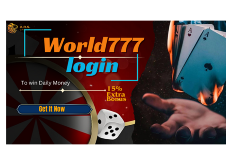 Get World777 Login Id For Real Money