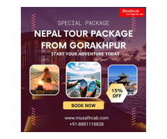 Gorakhpur to Nepal Tour Package, Nepal Tour Package from Gorakhpur