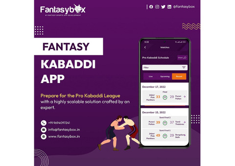 Fantasy Kabaddi App Development Experts in India