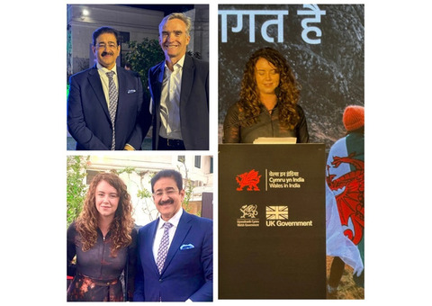 Sandeep Marwah Ambassador of Wales at British High Commission for Sain