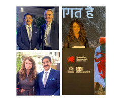 Sandeep Marwah Ambassador of Wales at British High Commission for Sain