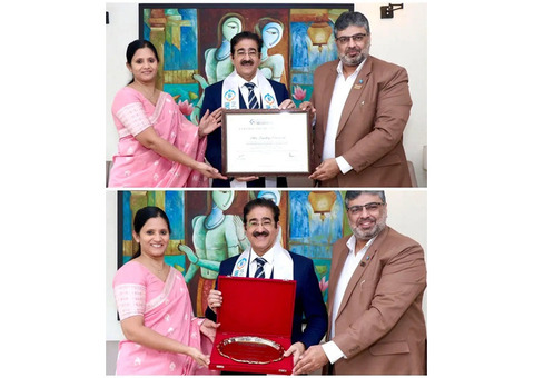 Sandeep Marwah Honoured for His Extraordinary Contribution to Inter