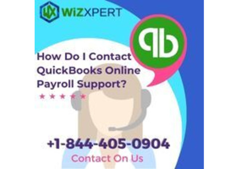 How Do I Reach QuickBooks Online Payroll Support? +1-844-405-0904