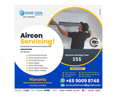 Aircon Service $25 (DAIKIN/MITSUBISHI/MIDEA/PANASONIC)