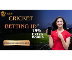 Best Cricket Betting ID  With 15% Welcome Bonus