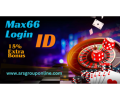 Get Max66 Login ID  With 15% Welcome Bonus