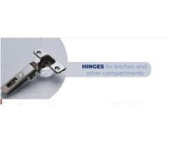 Hinges for kitchen and other compartments