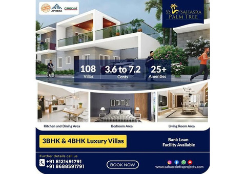 Premium villas with Gym and Jogging Track in Kurnool