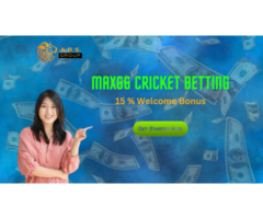 Get Your Max66 Cricket Betting ID With 15% Welcome Bonus