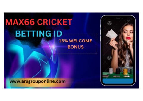 Best Max66 Cricket Betting ID With  15% Welcome Bonus