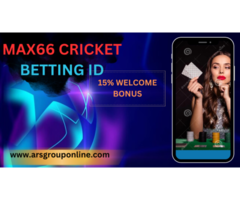 Best Max66 Cricket Betting ID With  15% Welcome Bonus