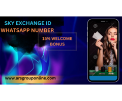 Get Sky exchange ID Whatsapp Number With  15% Welcome Bonus