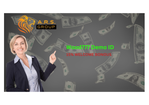 Get A Wood777 Demo ID To Earn Money With 15% Welcome Bonus