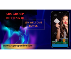 Get ARS Group Betting ID  With 15% Welcome Bonus