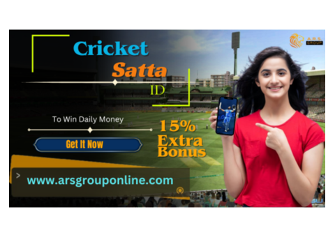 Get Cricket Satta ID With 15% Welcome Bonus