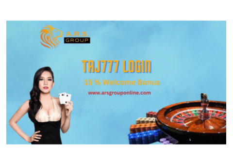 Trusted Taj777 Login ID In India With 15% Welcome Bonus