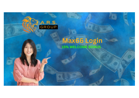 Trusted Max66 Login To Earn Money With 15% Welcome Bonus