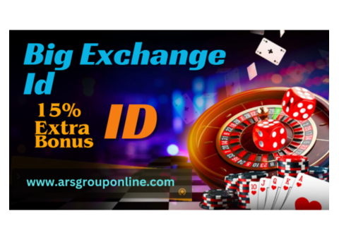 Get Big Exchange ID in India With 15% Welcome Bonus