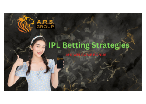 Choose IPL Betting Strategies to win more money With 15% Welcome Bonus