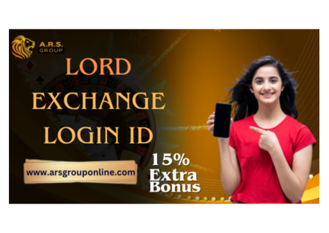 Get Your Lords Exchange ID In India With 15% Welcome Bonus