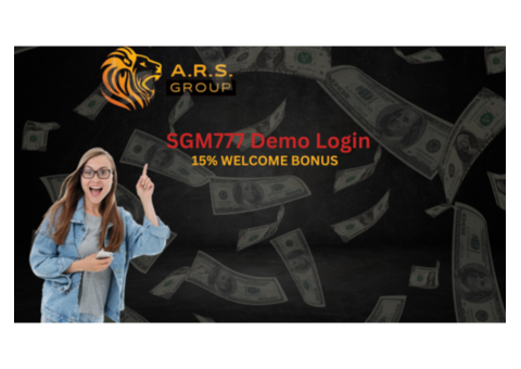 The Excitement Of SGM777 Demo Login In India With 15% Welcome Bonus