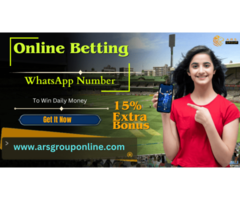 Grab your Online Betting Whatsapp Number with 15% Welcome Bonus