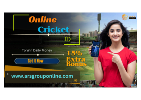 Get the Excitement of Online Cricket ID With 15% Welcome Bonus