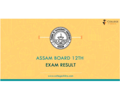 Assam Board 12th Result  - Check Assam Board 12th Result here.