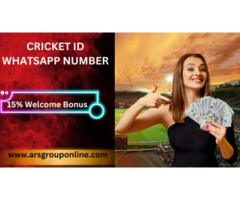 Cricket ID Whatsapp Number with  15% Welcome Bonus