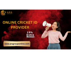 Online Cricket ID Provider with 15% Welcome Bonus