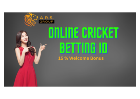 Your Online Cricket Betting ID With 15% Welcome Bonus
