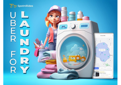 Uber for Laundry App Development Service - SpotnRides