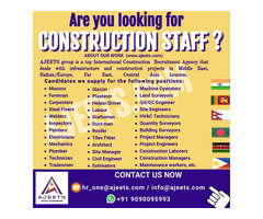 Looking for Best Construction Industry Headhunters in India