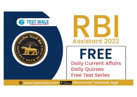 RBI Assistant Examination Is On the 26th and 27th of March!