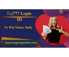 Get Online Access to your Taj777 Login ID