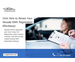 Secrets to Nevada DMV Registration Renewal Success! Get Started Today!