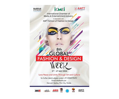 8th Global Fashion and Design Week Announced for 2nd to 4th May