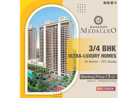 Mahagun Medalleo | 3/4 Bhk  Apartments | Sector 107, Noida
