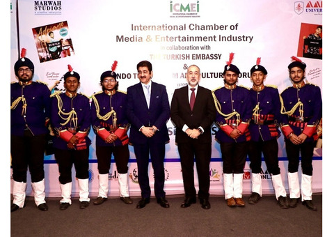 Sandeep Marwah Inaugurates Scouts & Guides Marching Band at AAFT
