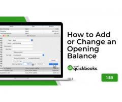 How to record opening balance in QuickBooks (+1-888-461-1336)