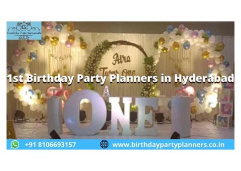 1st Birthday Party Planners in Hyderabad
