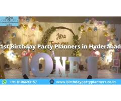 1st Birthday Party Planners in Hyderabad