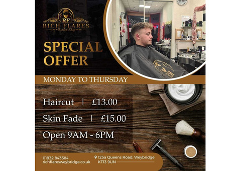 Rich Flares Barber’s Shop In Uk