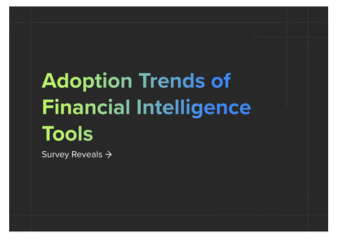 Adoption Trends of Financial Intelligence Tools – Survey Report
