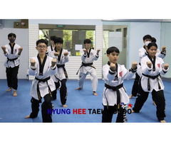 Students realize their potential through the guidance of Taekwondo