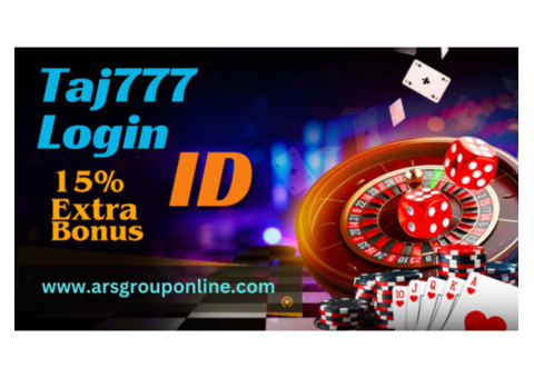 India’s most Trusted Taj777 Login ID Provider